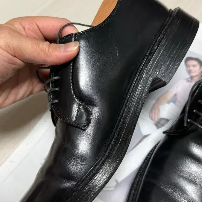 [BUNJANG] Alden 9909 Black Derby Shoes (Calfskin) Size 7D / 알든 블랙 더비 슈즈 9909(카프) 7D 판매해요