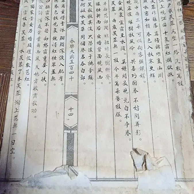 [BUNJANG] Vintage Classical Oriental Painting Framed Artwork / 빈티지 고전 동양화 여인 그림 액자
