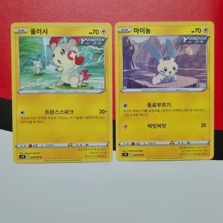 [BUNJANG] Pokemon Card Plush Minong Set / 포켓몬 카드 플러시 마이농 세트