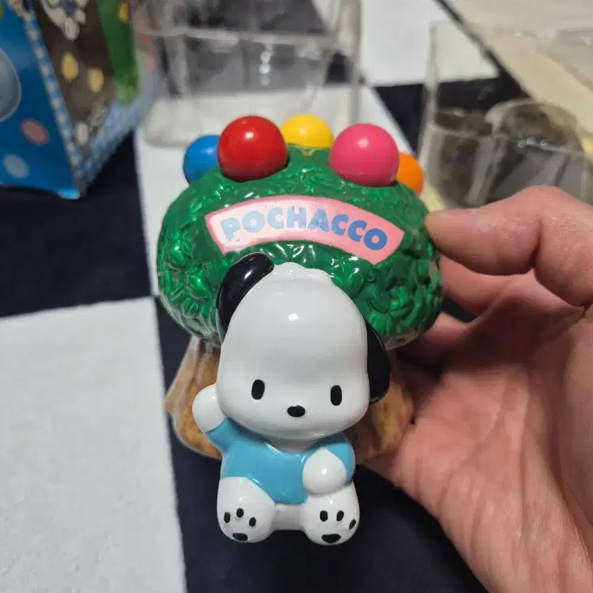 [BUNJANG] 1999 Sanrio Pochacco Ceramic Pen Holder / 1999 고전 산리오 포차코 세라믹 싸인펜 보관함