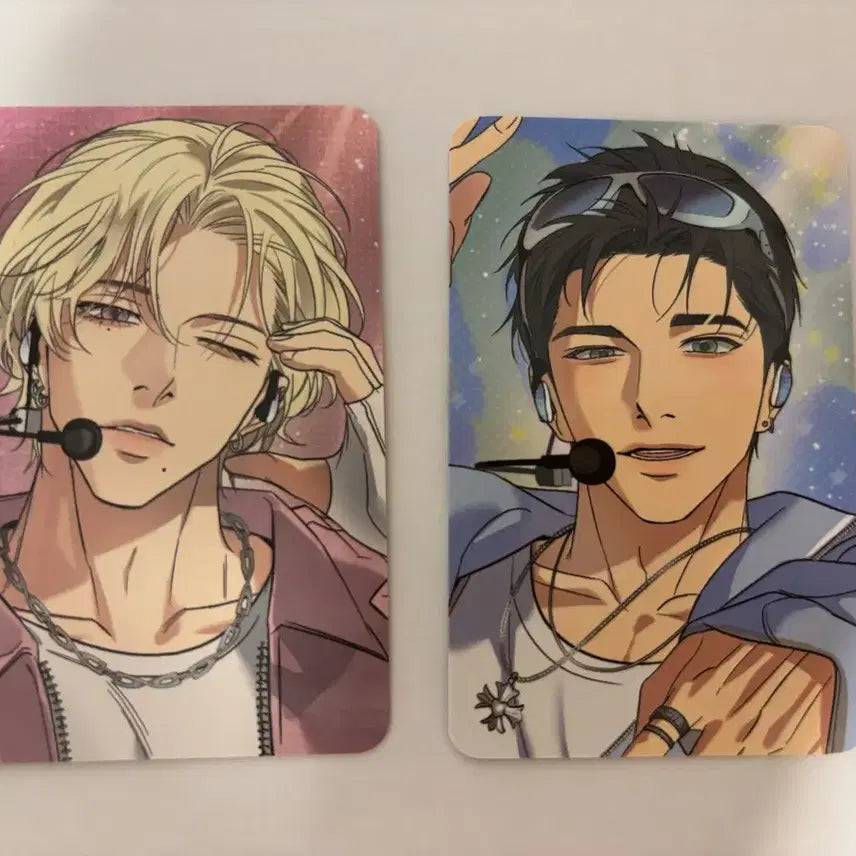[BUNJANG] Resin Sparkles Backlight Han Seoin Baek Youngwoon Photocard / 레진 팝업 포카 스파클즈 백라이트 한서인 백영운