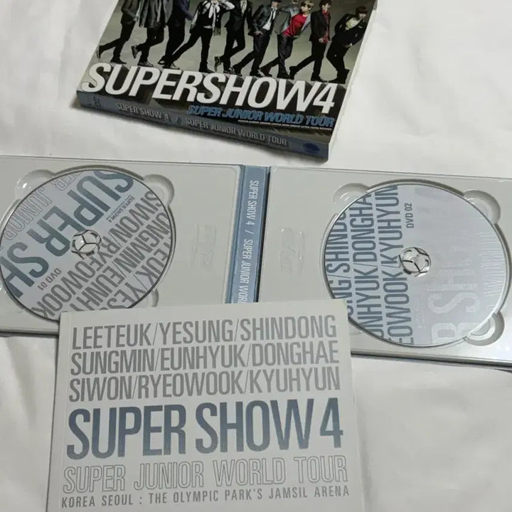[BUNJANG] Super Junior Super Show 4 DVD / 슈퍼주니어 슈퍼쇼4 DVD