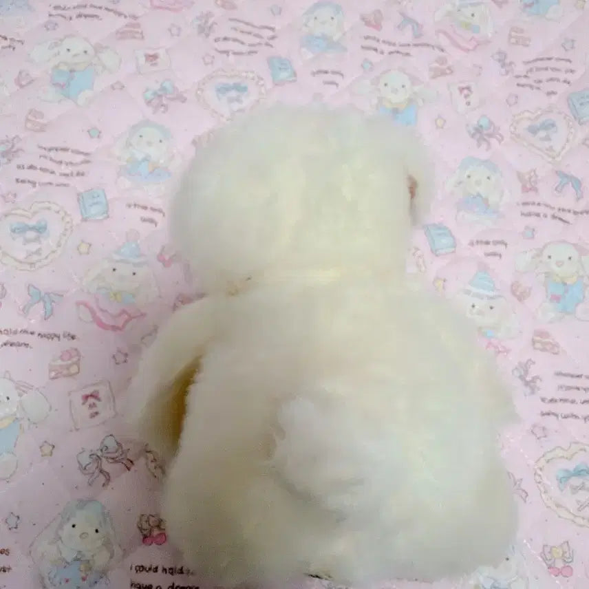 [BUNJANG] Retro Vintage White Puppy Doll / 레트로 빈티지 강아지 인형