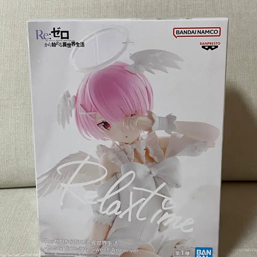 [BUNJANG] Banpresto Re:Zero Ram Sweet Angel Figure / 반프레스토 Re 제로부터 람 스위트 엔젤 피규어 미개봉