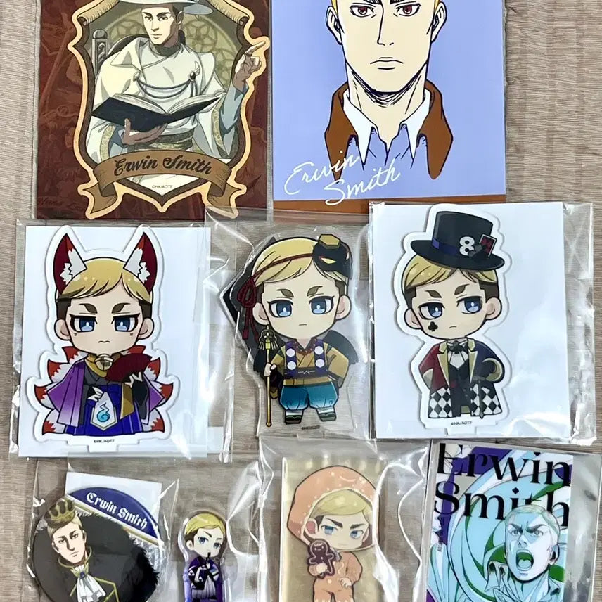 [BUNJANG] Attack on Titan Erwin Smith Merchandise Set / 진격의 거인 엘빈 스미스 세트