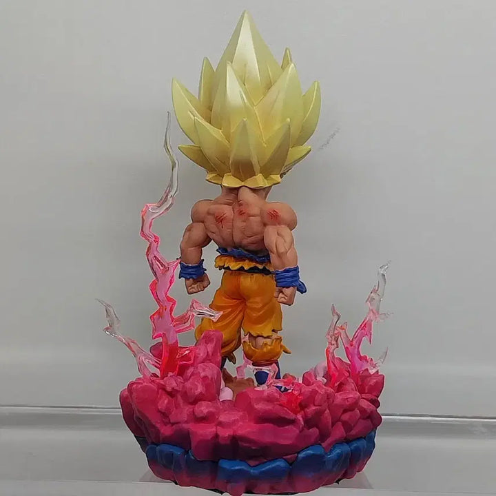 [BUNJANG] League Dragon Ball Namek Goku Super Saiyan Resin Figure / 리그사 League 드래곤볼 나메크성 손오공 초사이어인 레진월콜