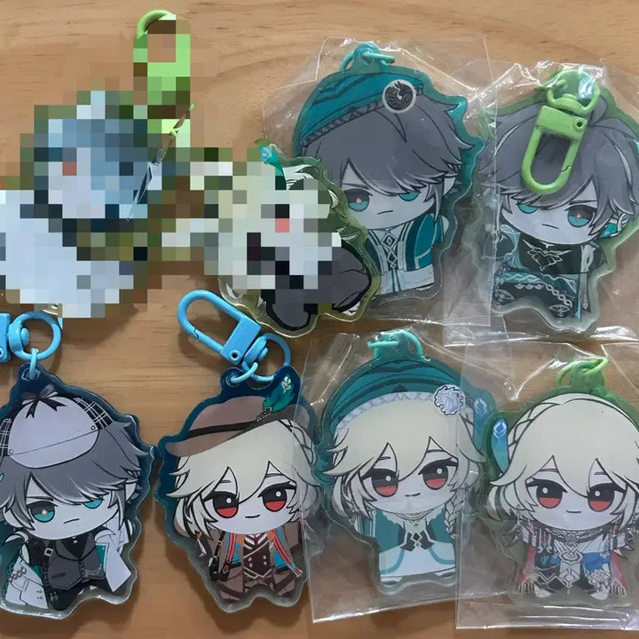 [BUNJANG] Genshin Impact Kaveh Alhaitham Acrylic Keyring Bundle Set / 원신 카베 알하이탐 비공굿 키링 미호요 아크릴
