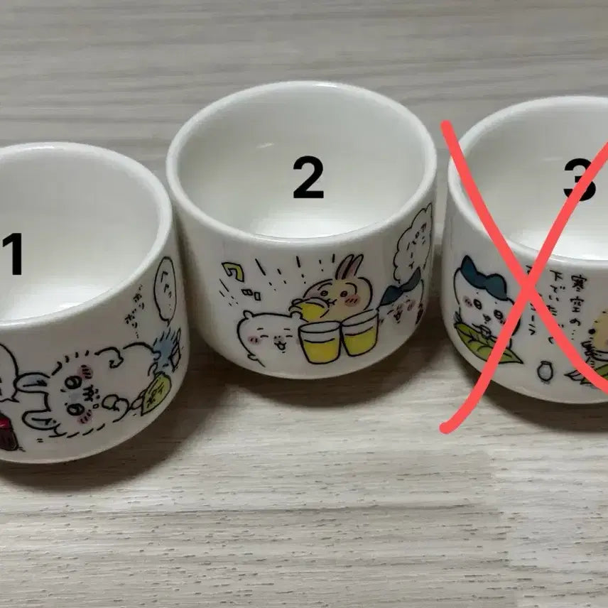 [BUNJANG] Chiikawa Ochoko Sake Cup Gacha / (개당판매)치이카와 오쵸코 술잔 가챠 판매합니다