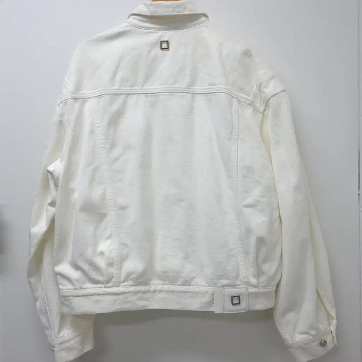 [BUNJANG] Wooyoungmi White Denim Jacket Size 48 / 우영미 화이트 데님 자켓 48
