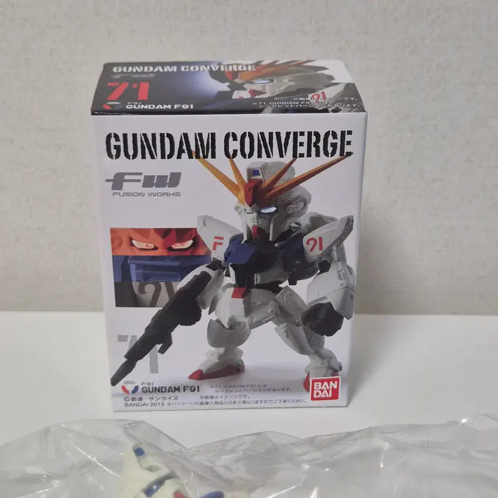 [BUNJANG] Bandai GUNDAM Converge 71 F91 Figure (Box Opened) / [박스만 개봉품] 건담 피규어 컨버지 71 F91