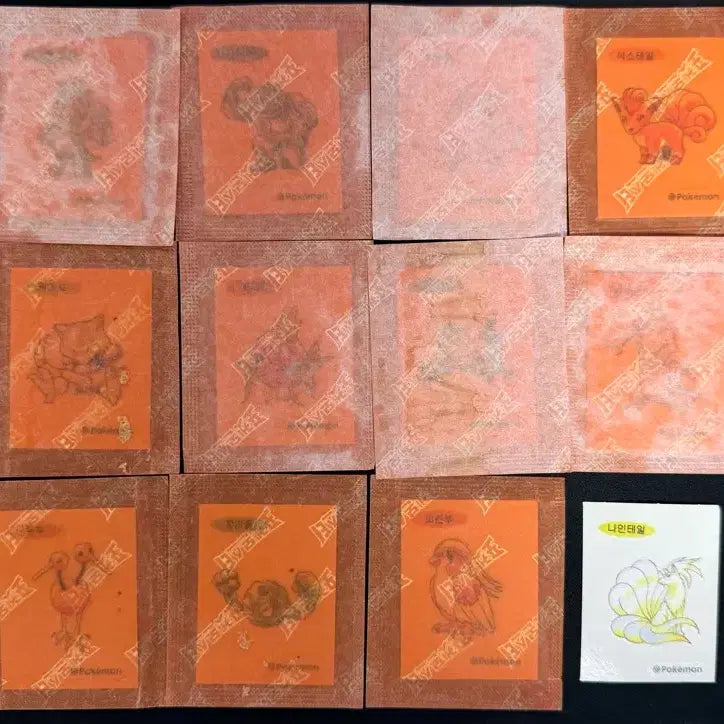 [BUNJANG] Pokemon 30th Anniversary First Edition 100 Types Sticker Set / 포켓몬 띠부씰 30주년 초판 100종류 판매합니다
