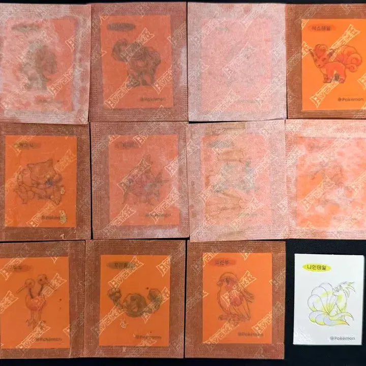 [BUNJANG] Pokemon 30th Anniversary First Edition 100 Types Sticker Set / 포켓몬 띠부씰 30주년 초판 100종류 판매합니다