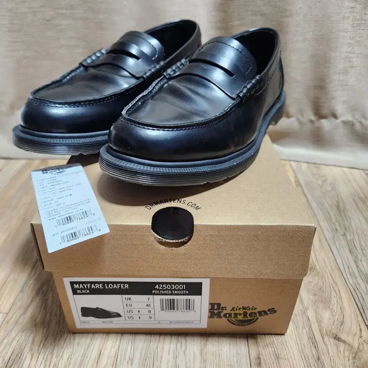 [BUNJANG] Dr. Martens Mayfair Loafer Polished Smooth Black / 닥터마틴 메이페어 로퍼 폴리쉬드 스무스 - 블랙 260사이즈