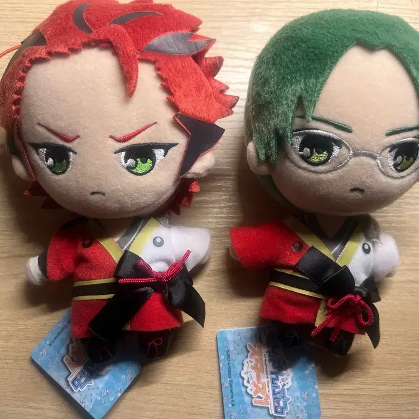 [BUNJANG] Ensemble Stars! UNDEAD Kaito &amp; Kuro Nui Doll Bundle Set / 앙상블스타즈 앙스타 홍월 케이토 쿠로 구누이 일괄