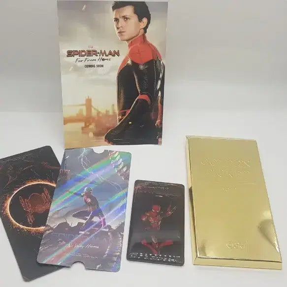[BUNJANG] Spider-Man: Far From Home Postcard &amp; CGV Golden Ticket Set / 스파이더맨 파프롬홈 엽서 + CGV 골든티켓 2021