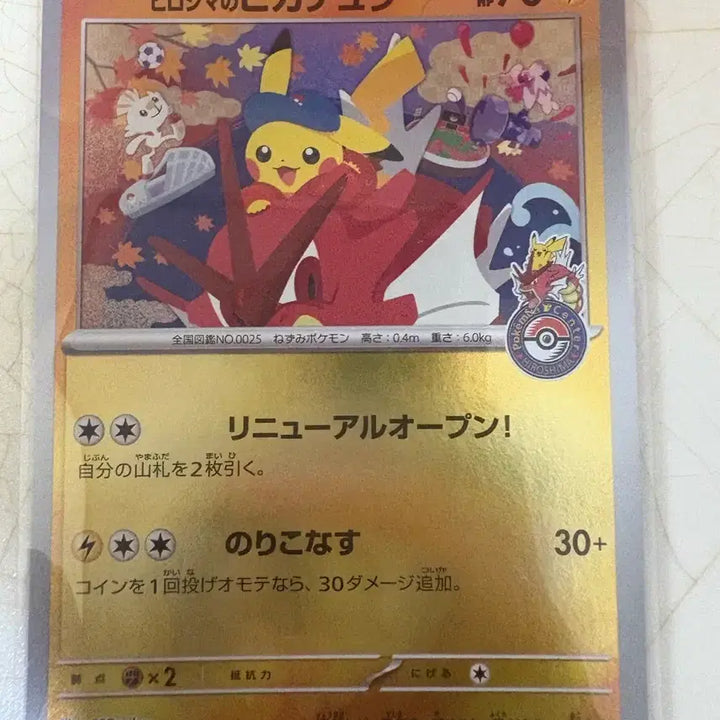 [BUNJANG] Pokemon Hiroshima Pikachu Card / 포켓몬 히로시마 피카츄 카드