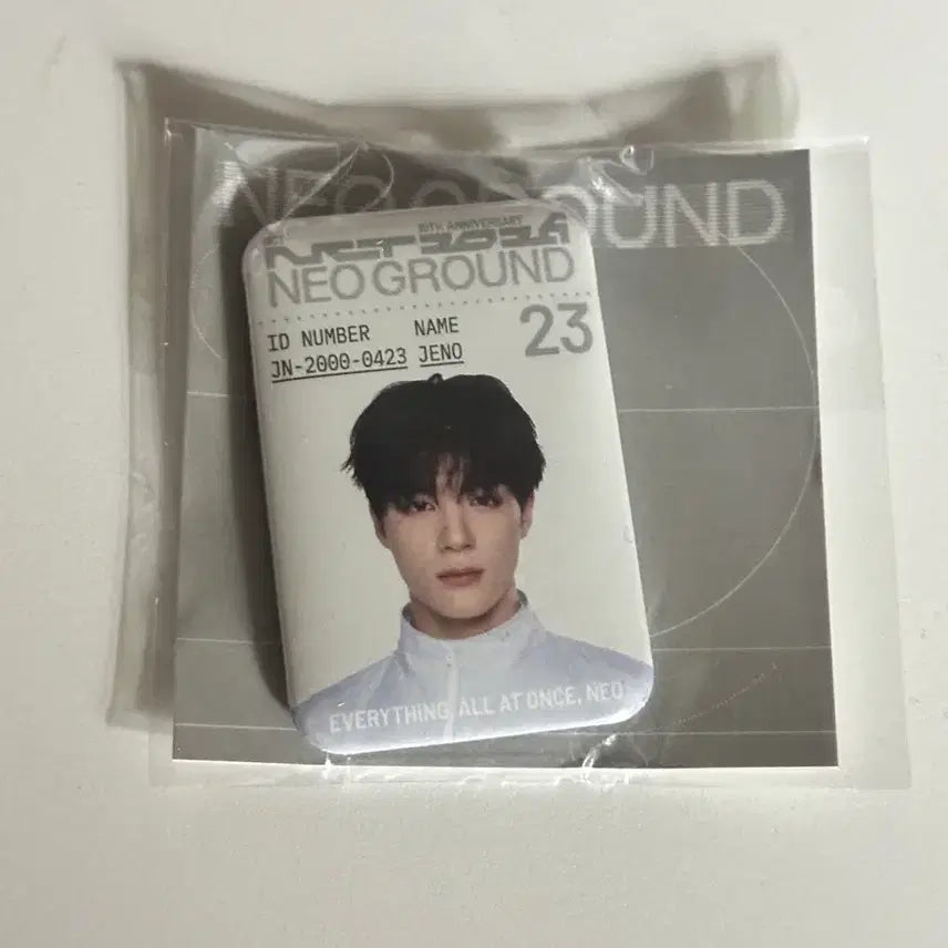 [BUNJANG] NCT Jeno ID Metal Badge 10th Anniversary Pop-up / 제노 ID 메탈뱃지 네오그라운드 엔시티 10주년 팝업