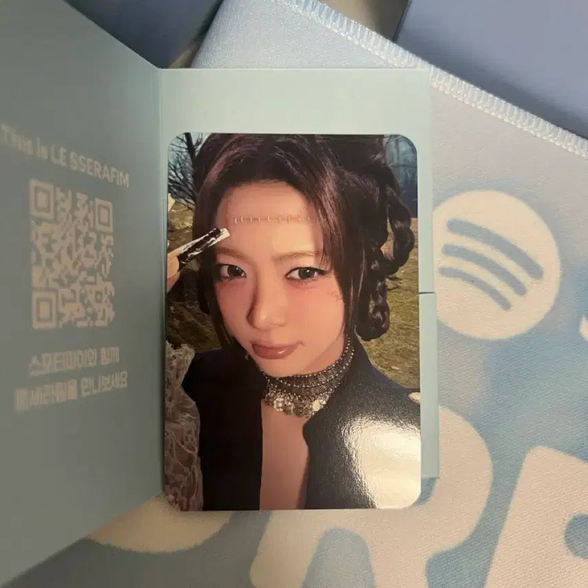 [BUNJANG] LE SSERAFIM Hong Eunchae Spotify Pureflow Live Photocard / 르세라핌 홍은채 스포티파이 pureflow live 포토카드