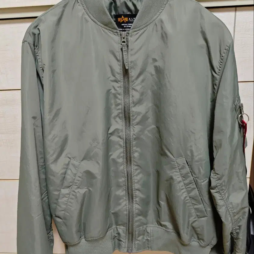 [BUNJANG] Alpha Industries L-2B Flight Jacket Field Grey / [M] 알파인더스트리 L-2B 플라이트 자켓 필드그레이