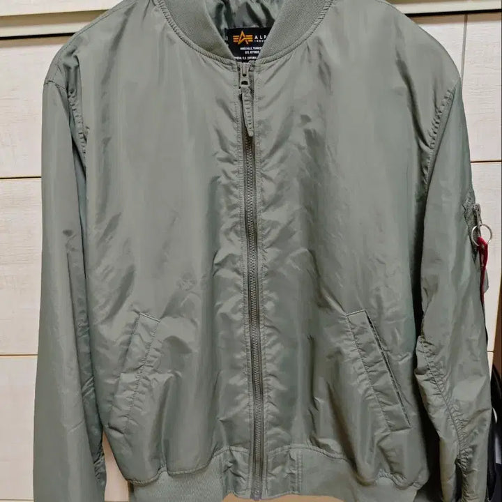 [BUNJANG] Alpha Industries L-2B Flight Jacket Field Grey / [M] 알파인더스트리 L-2B 플라이트 자켓 필드그레이
