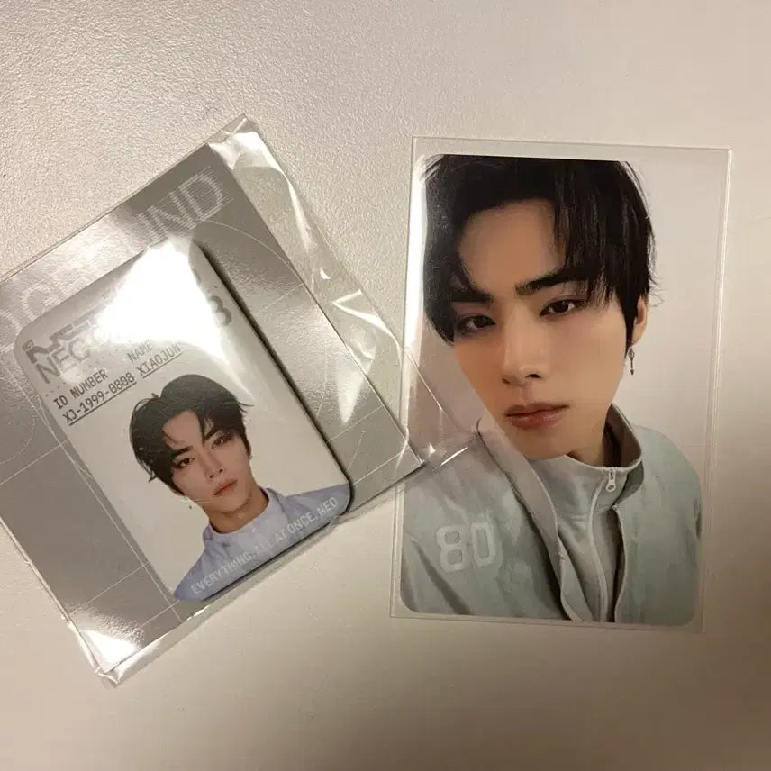 [BUNJANG] NCT 10th Anniversary Pop-up WayV Xiaojun Badge (Sealed) + 50,000 KRW Photocard / 엔시티 10주년 팝업 WayV 샤오쥔 뱃지(미개봉) + 5만원포카