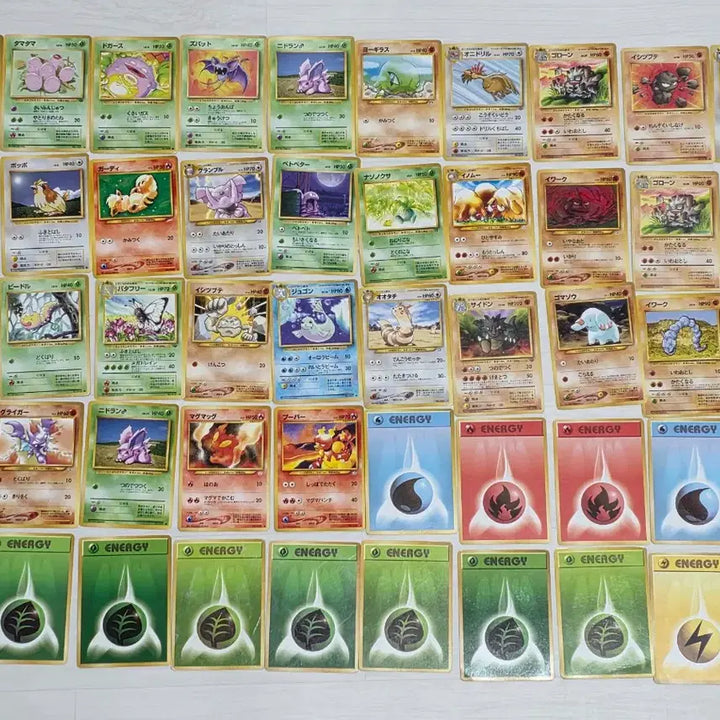 [BUNJANG] Pokemon Early Back 100 Card Set / 포켓몬 초기 구뒷면 100장 세트