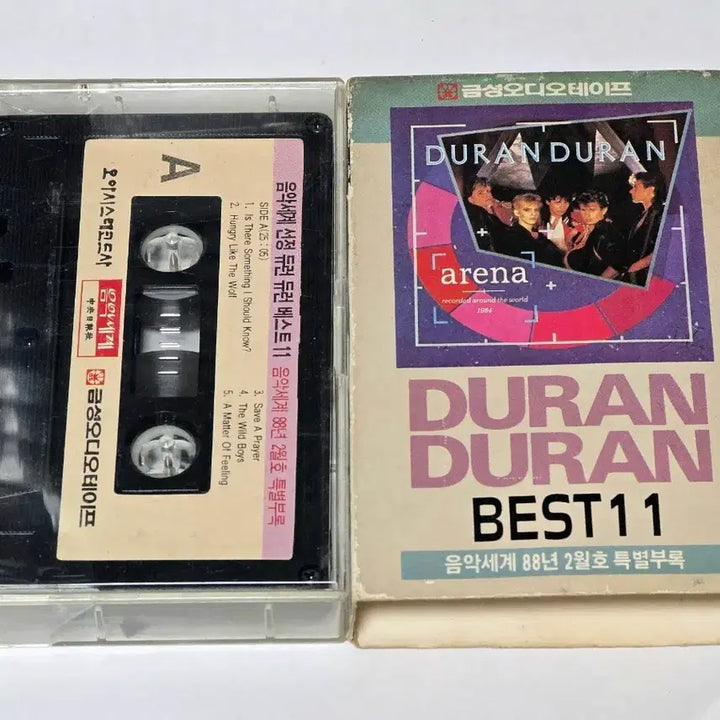 [BUNJANG] Duran Duran BEST 11 Cassette Tape (Music World Special Appendix) / [희귀/한정반] 듀란 듀란 (Duran Duran) - BEST 11 카