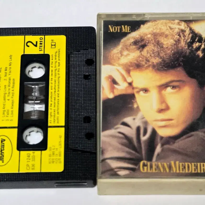[BUNJANG] Glenn Medeiros Not Me Cassette Tape / 글렌 메데이로스 (Glenn Medeiros) - Not Me 카세트테이