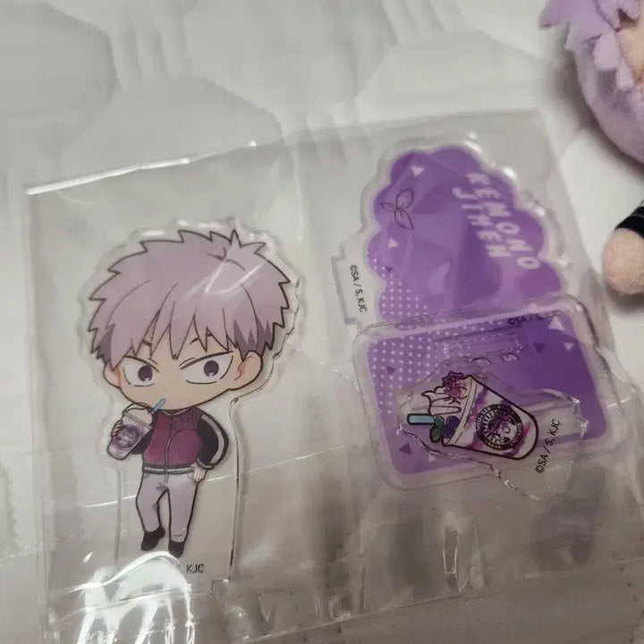 [BUNJANG] Kaibutsu Saben Tadumaru Shiki Caramelize Acrylic Stand Mascot Plush / 괴물사변 타데마루 시키 캬라돌체 아크릴스탠드 마스코트 누이