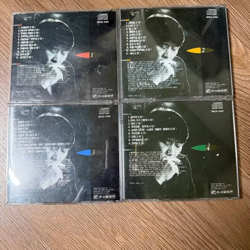 [BUNJANG] Kim Min Ki 1st-4th Album Limited Edition CD Set / 김민기 cd 1-4집 초판