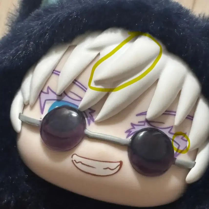 [BUNJANG] Jujutsu Kaisen Gojo Satoru Plush Keychain / [고죠] 주술회전 주부부 키링