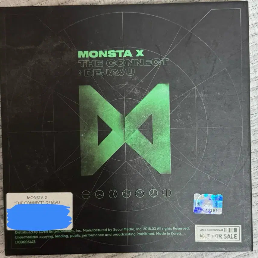 [BUNJANG] MONSTA X The Connect Dejavu Signed Album / 몬스타엑스 더커넥트 데자뷰 친필 싸인앨범 비매