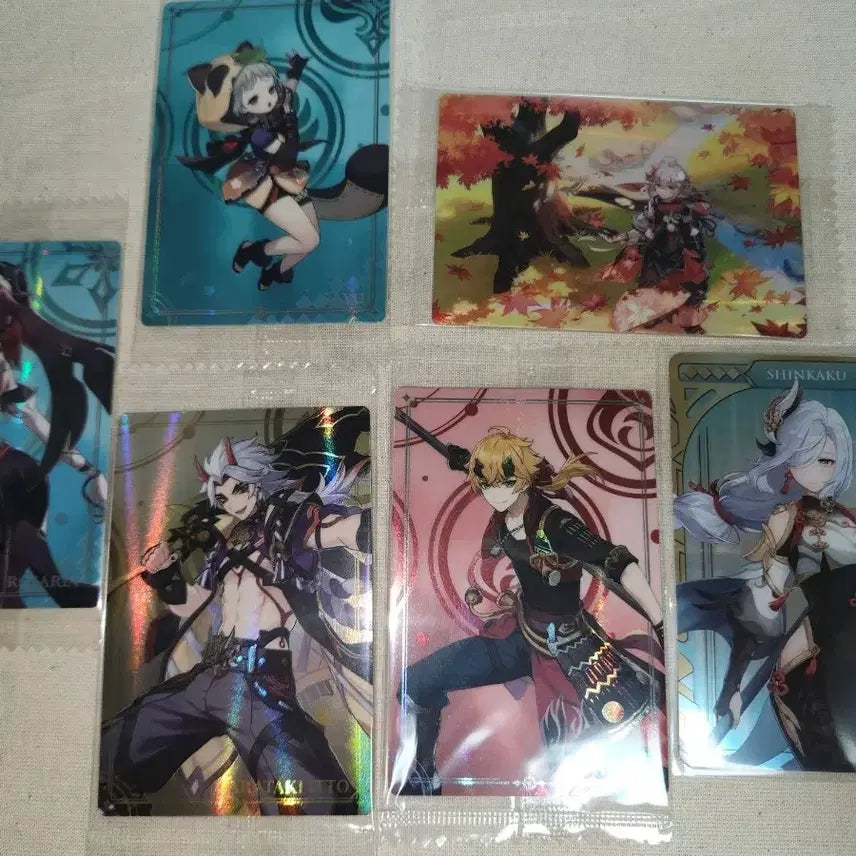 [BUNJANG] Genshin Impact Wafer Card Bundle Set / 원신 웨하스 카드 일괄
