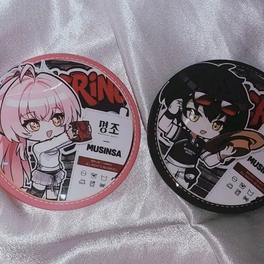 [BUNJANG] AIMS Wanderer Lucky Draw Limited Edition Can Badge Bundle Set / 명조 무신사 에이메스 방랑자 특전 한정판 캔뱃지 일괄