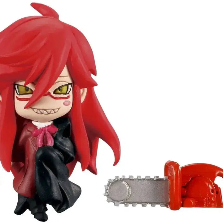 [BUNJANG] Bandai Classic Black Butler Grelle Prop Plus Petit Figure / 반다이 고전 흑집사 프롭 플러스 쁘띠 피규어 그렐