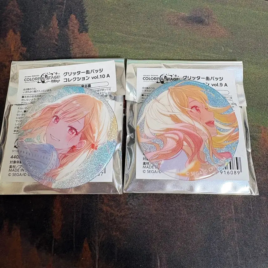[BUNJANG] Project Sekai Leonni Tenma Saki Fes Glitter Can Badge / 프세카 프로세카 레오니 텐마 사키 페스 블페 각전 각후 글리터 캔뱃지