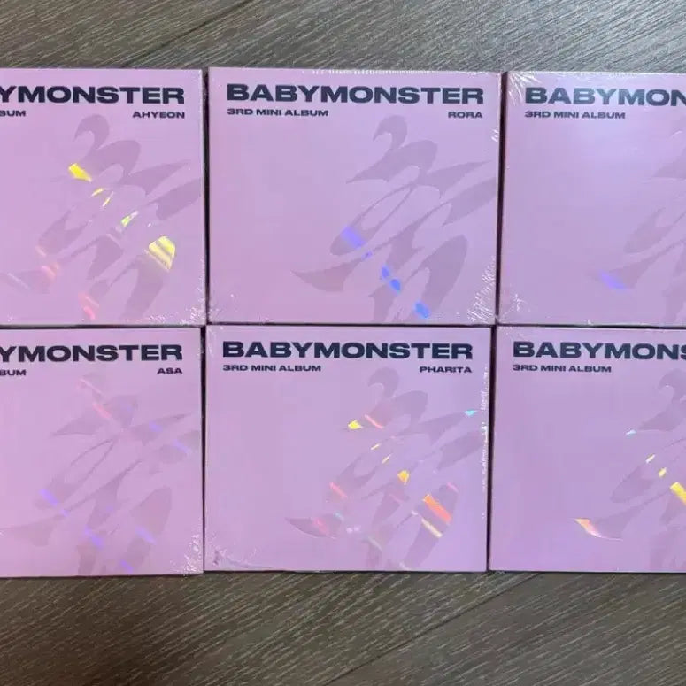 [BUNJANG] BABYMONSTER Mini 3rd Album Set Digipack (Sealed) / 베이비몬스터 베몬 미니3집 미개봉 앨범 세트 디지팩