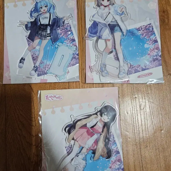 [BUNJANG] Stellive Spring Blossom Date Acrylic Bundle Set / 스텔라이브 봄빛 데이트 아크릴 일괄 판매합니다