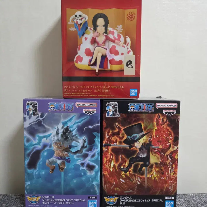 [BUNJANG] One Piece World Collectable Figure Special Set (3 Types, Bundle) / [월콜 WCF] 원피스 월콜 스페셜 3종 일괄 판매 / 미개봉 새상품