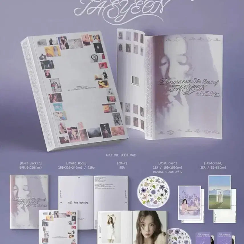 [BUNJANG] Taeyeon Panorama: The Best of TAEYEON ARCHIVE BOOK Ver. (Sealed) / (미개봉) 태연 Panorama : The Best of TAEYEON