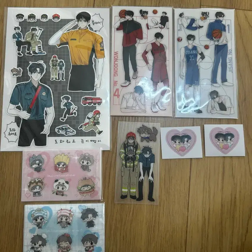 [BUNJANG] Garbage Time Jeon Young-joong Sung Joon-soo Jun-bbang Sticker Set / 가비지타임 전영중 성준수 준빵 스티커