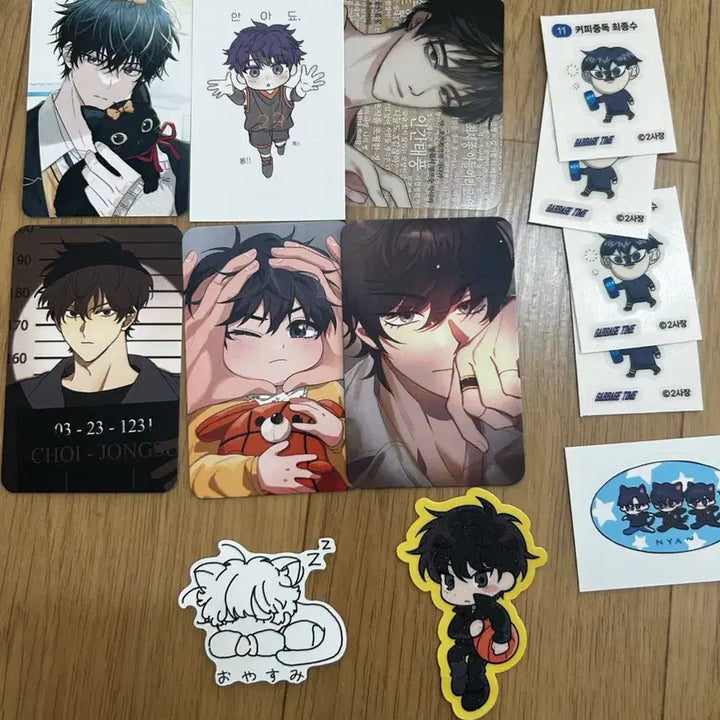 [BUNJANG] Garbage Time Choi Jongsu Photocard Sticker / 가비지타임 최종수 포토카드 포카 스티커 띠부띠부씰