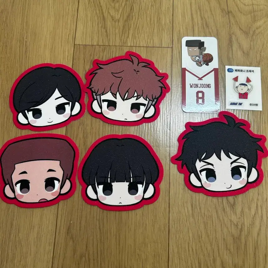 [BUNJANG] Garbage Time Cho Jae-seok, Ji Kook-min, Lee Hwi-seong Sticker Bundle Set / 가비지타임 원중고 조재석 지국민 이휘성 스티커