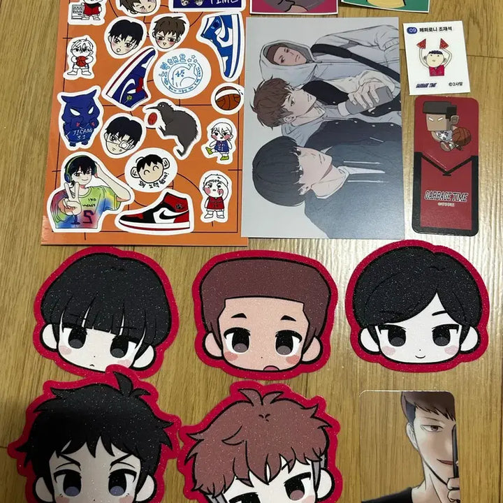 [BUNJANG] Garbage Time Cho Jae-seok, Ji Kook-min, Lee Hwi-seong Sticker Bundle Set / 가비지타임 원중고 조재석 지국민 이휘성 스티커