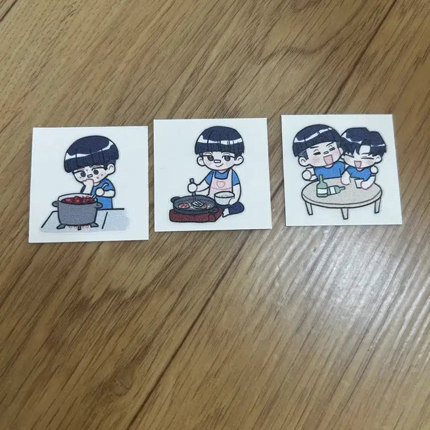[BUNJANG] Garbage Time Taejun Gong Taesung Sung Junsu Sticker Set / 가비지타임 탯준 공태성 성준수 스티커 굿즈