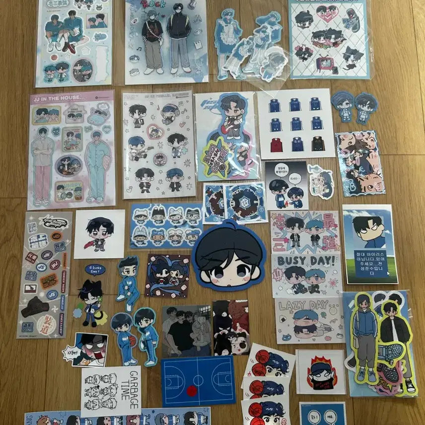 [BUNJANG] Garbage Time Jin Jae-yu, Sung Joon-soo Sticker Bundle Set / 가비지타임 진재유 성준수 스티커 굿즈