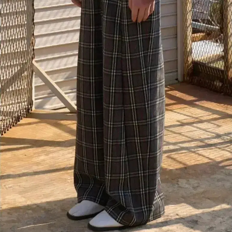 [BUNJANG] Waviness Glen Check Wool Trousers / 웨이비니스 글랜체크 트라우저 팬츠 2사이즈