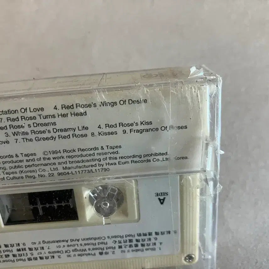 [BUNJANG] Red Rose White Rose OST Unsealed Cassette Tape / 중화권 영화 레드로즈 화이트로즈 OST 영화음악 미개봉 카세트테이프