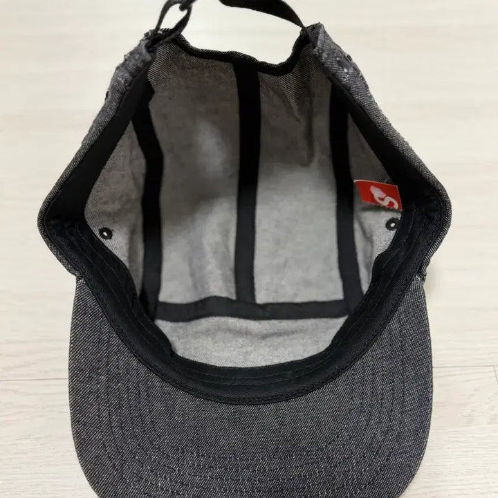 [BUNJANG] Supreme Raised Denim Camp Cap Black / 슈프림 모자