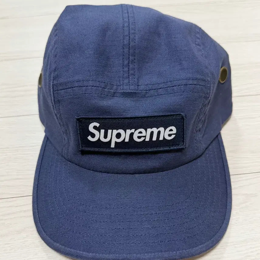 [BUNJANG] Supreme Military Camp Cap Navy / 슈프림 모자